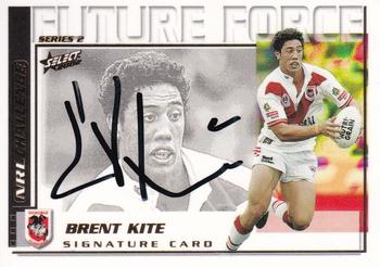2002 Select Challenge - Future Force Series 2 #FF27 Brent Kite Front